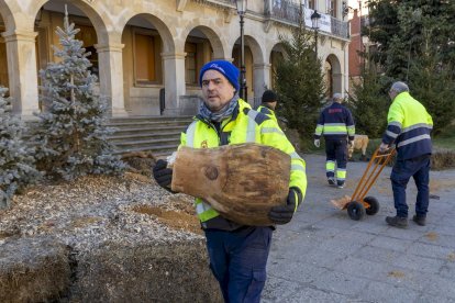 El desmontaje del belén pone fin a la navidad