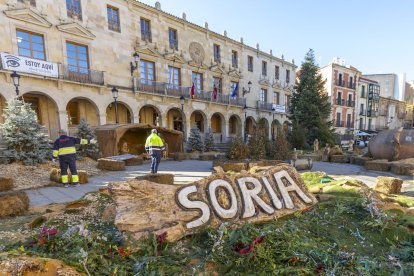 El desmontaje del belén pone fin a la navidad