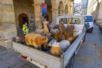 El desmontaje del belén pone fin a la navidad