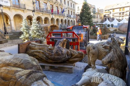 El desmontaje del belén pone fin a la navidad
