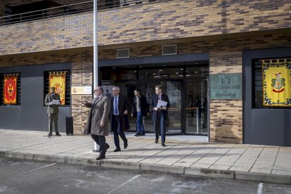 Acto oficial de inauguración en la Avenida Duques de Soria