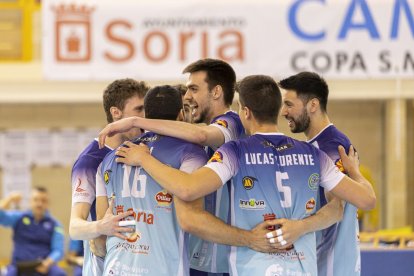 Buen voleibol el desplegado por los celestes de Soria