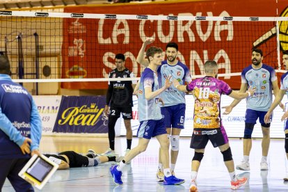 Buen voleibol el desplegado por los celestes de Soria