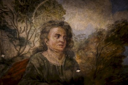 Detalles de los trabajos que están realizando los restauradores