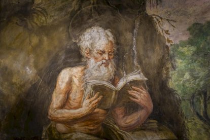 Detalles de los trabajos que están realizando los restauradores