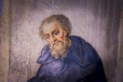 Detalles de los trabajos que están realizando los restauradores