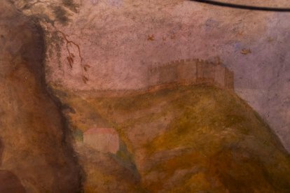 Detalles de los trabajos que están realizando los restauradores