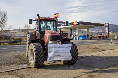 La protesta del campo moviliza 800 agricultores
