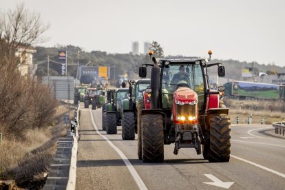 La protesta del campo moviliza 800 agricultores