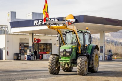 La protesta del campo moviliza 800 agricultores