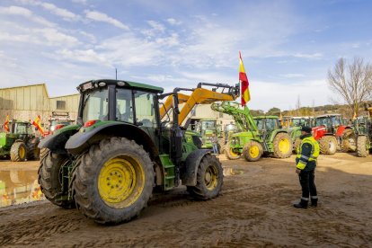 La protesta del campo moviliza 800 agricultores
