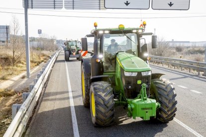 La protesta del campo moviliza 800 agricultores
