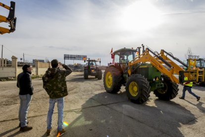 La protesta del campo moviliza 800 agricultores