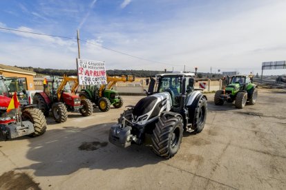 La protesta del campo moviliza 800 agricultores