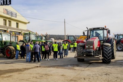 La protesta del campo moviliza 800 agricultores