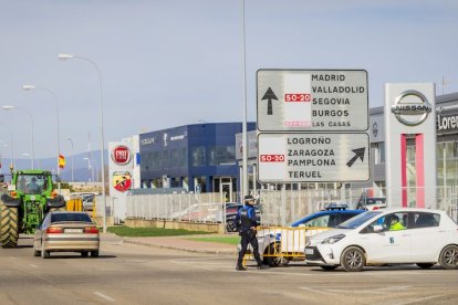 La protesta del campo moviliza 800 agricultores