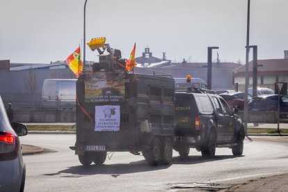 La protesta del campo moviliza 800 agricultores