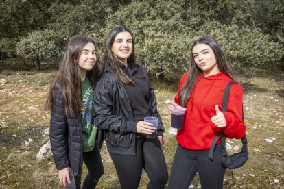 Los jóvenes disfrutan de la mañana en Los Royales