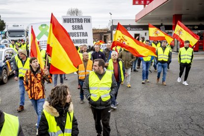 Después de las tractoradas las manifestaciones se realizaron a pie