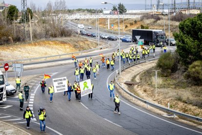 Después de las tractoradas las manifestaciones se realizaron a pie