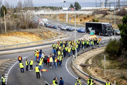 Después de las tractoradas las manifestaciones se realizaron a pie