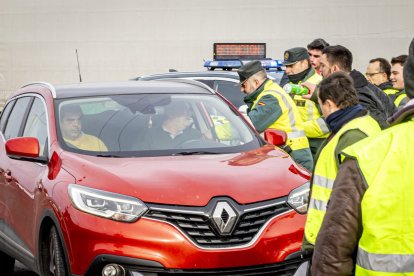 Después de las tractoradas las manifestaciones se realizaron a pie