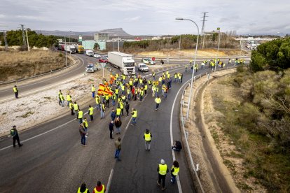 Después de las tractoradas las manifestaciones se realizaron a pie