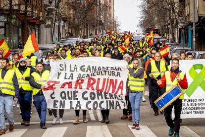 Después de las tractoradas las manifestaciones se realizaron a pie