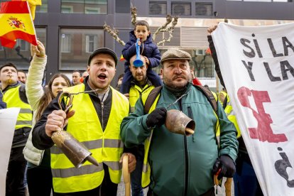 Después de las tractoradas las manifestaciones se realizaron a pie