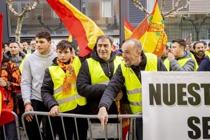 Después de las tractoradas las manifestaciones se realizaron a pie