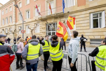 Después de las tractoradas las manifestaciones se realizaron a pie