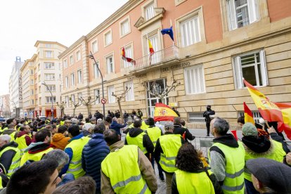 Después de las tractoradas las manifestaciones se realizaron a pie