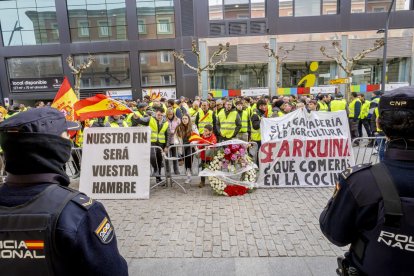 Después de las tractoradas las manifestaciones se realizaron a pie