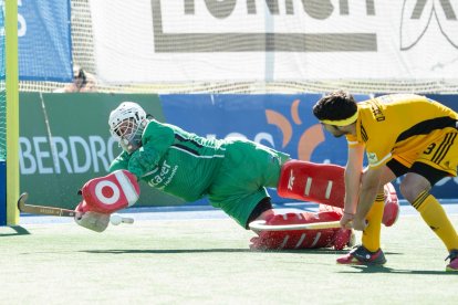 Rafael Revilla en un partido con su actual equipo el Club de Campo de Madrid.