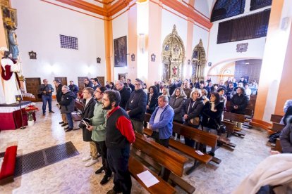La imagen fue presentada en la Iglesia del Carmen en una ceremonia religiosa