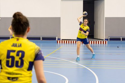 Entrenamiento de un equipo soriano que acaba la temporada este fin de semana.