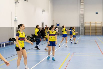 Entrenamiento de un equipo soriano que acaba la temporada este fin de semana.