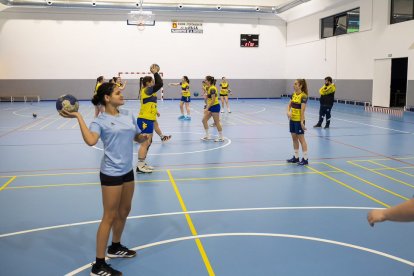Entrenamiento de un equipo soriano que acaba la temporada este fin de semana.