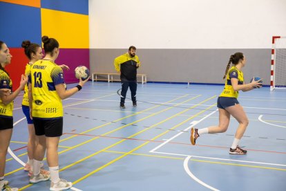 Entrenamiento de un equipo soriano que acaba la temporada este fin de semana.