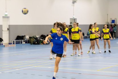 Entrenamiento de un equipo soriano que acaba la temporada este fin de semana.