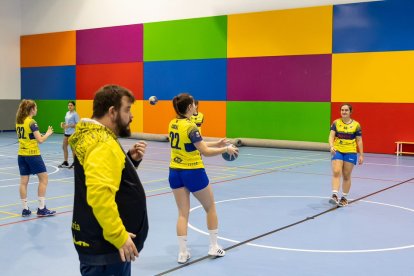 Entrenamiento de un equipo soriano que acaba la temporada este fin de semana.