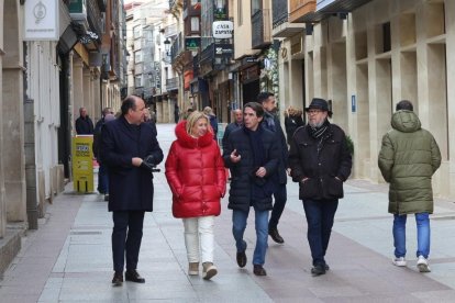 Visita de José María Aznar y Ana Botella a Soria.