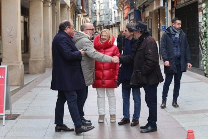 Visita de José María Aznar y Ana Botella a Soria.