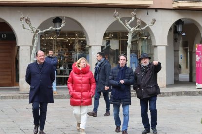 Visita de José María Aznar y Ana Botella a Soria.