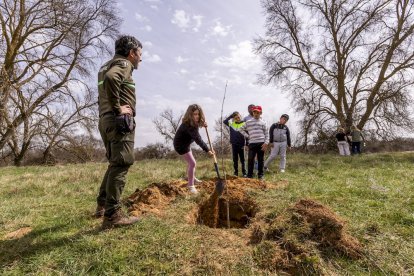 El PEMA de Garray fue el lugar elegido para la plantación en el Día de los Bosques