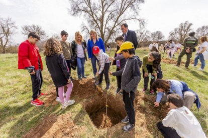El PEMA de Garray fue el lugar elegido para la plantación en el Día de los Bosques