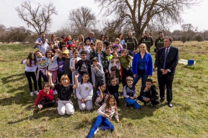 El PEMA de Garray fue el lugar elegido para la plantación en el Día de los Bosques