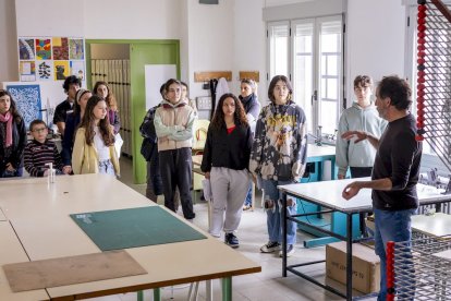 Los futuros alumnos del centro conocen las instalaciones