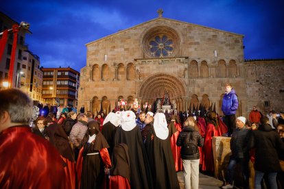 La procesión del Ecce Homo por las calles de Soria.