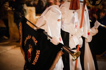 La procesión del Ecce Homo por las calles de Soria.